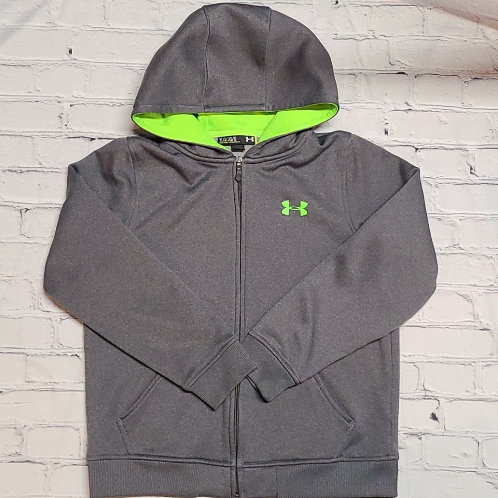 UA Boys Zip Up Hoodie SZ L